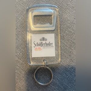 Schofferhofer Grapefruit bottle opener keychain collectible